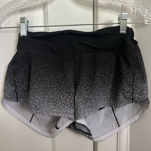 Lululemon Speed Up Low-Rise Lined Short 2.5" Ombré Speckle Print